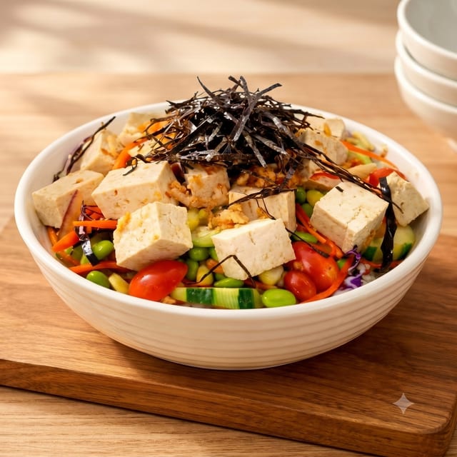 Tofu Vegetable Bowl.